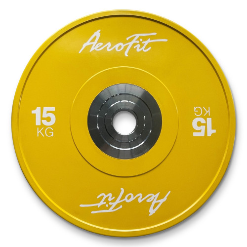 Aerofit AFBDC 15 кг бамперные диски для кроссфита, цветные