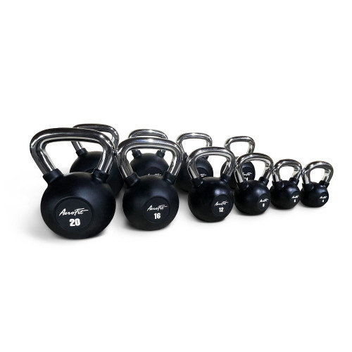 Aerofit AFBK4 Гиря 4 кг обрезиненная с хромированной рукояткой