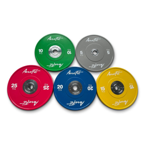 Aerofit AFBDC 20 кг бамперные диски для кроссфита, цветные