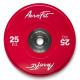 Aerofit AFBDC 25 кг бамперные диски для кроссфита, цветные