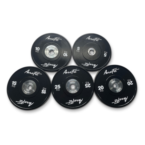 Aerofit AFBD 15 кг бамперные диски для кроссфита, черные