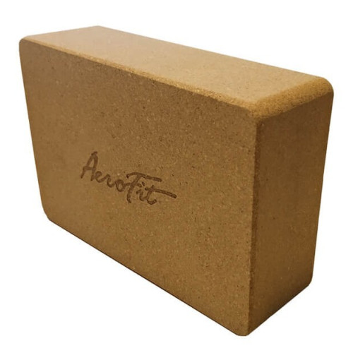 Aerofit AFBL02 блок для йоги пробковый