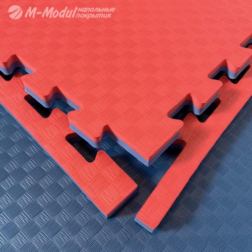 Мягкий модульный пол для детских игровых комнат 100x100 см., толщина модуля 2 см