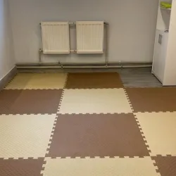 Мягкий модульный пол (будо-мат) двухсторонний 100x100 см, толщина 2 см